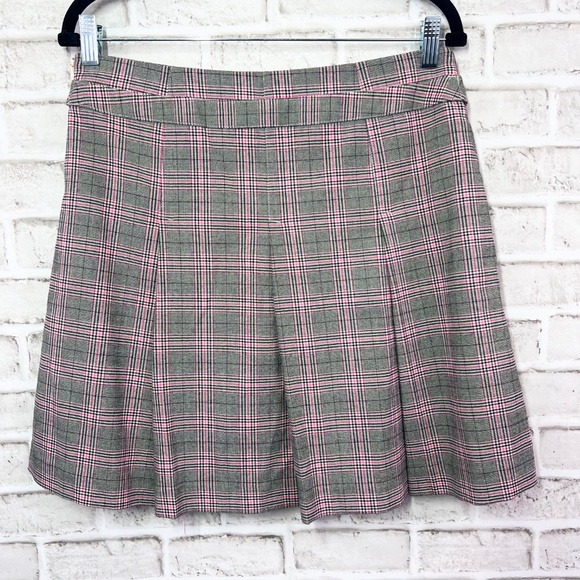 |•IZOD•| Plaid Pleated Athletic Skirt/Skort Size 4 - Picture 2 of 6